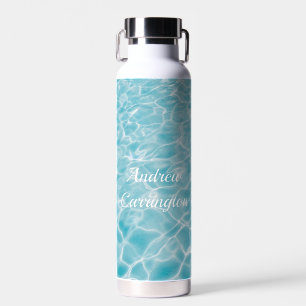 Personalized Aquatic Pool Reflections Water Bottle