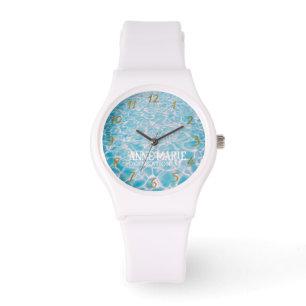 Personalized Aquatic Sunny Summer Pool Watch