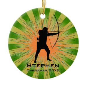 Personalized Archery Ornament