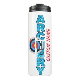Personalized Archery Target Water Bottle