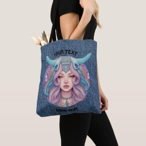 PERSONALIZED ARIES ZODIAC SIGN  TOTE BAG