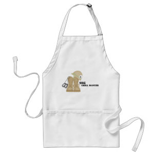 Personalized ARMY ACU Camoflauge Digital Apron