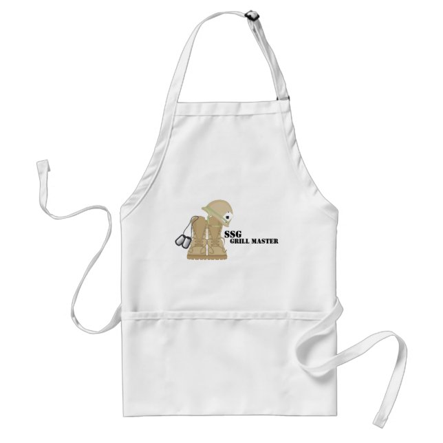 Personalized ARMY ACU Camoflauge Digital Apron (Front)