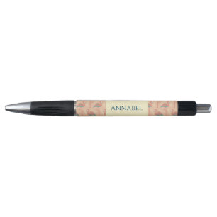 Personalized Art Deco inspired Flamingo  Pen