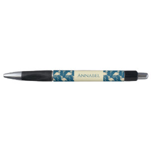 Personalized Art Deco inspired Flamingo  Pen