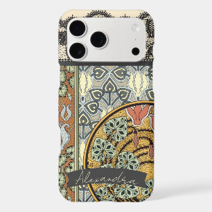 Personalized Art Deco Vintage Lily Pattern iphone iPhone 17 Pro Max Case