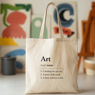 Personalized Art Definition Tote Bag