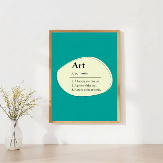 Personalized Art Dictionary Definition Poster