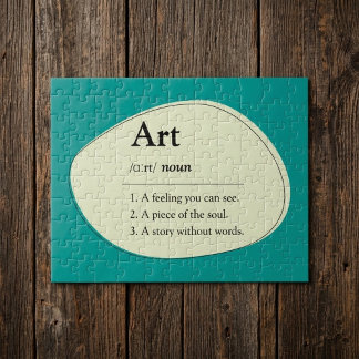Personalized Art Dictionary Jigsaw Puzzle