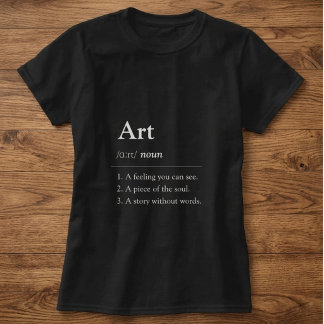 Personalized Art Dictionary Style T-Shirt