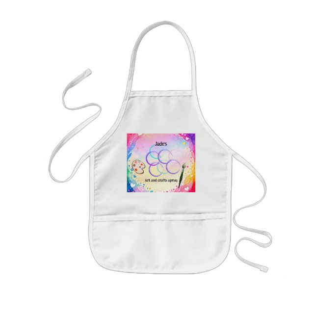 Personalized  Art Kids' Apron (Front)
