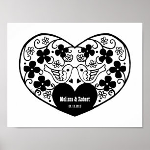 Personalized art print Custom Wedding gift print
