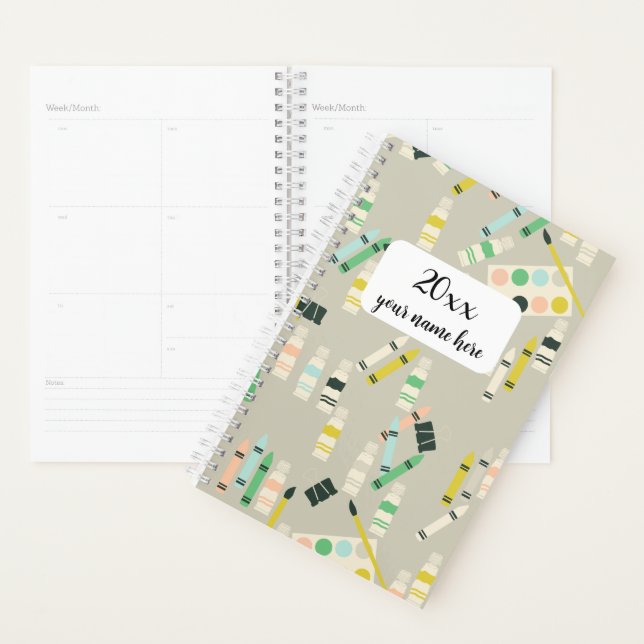 Personalized Art Teacher Planner (Display)
