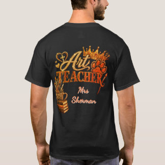 Personalized Art Teacher Shirt