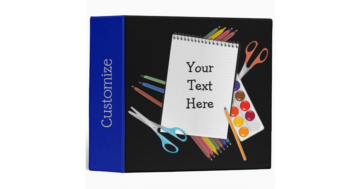 Personalized Artist Binder Zazzle