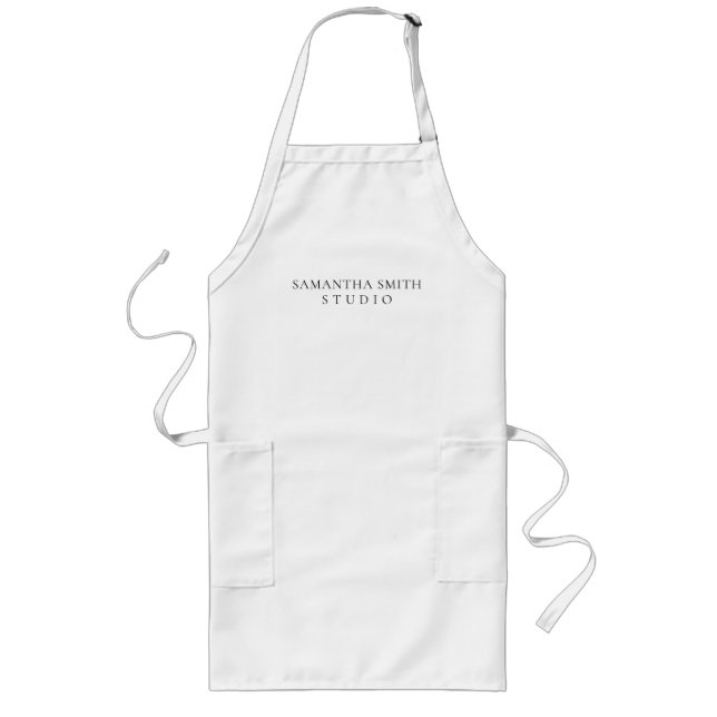 Personalized Artist Name Apron (Front)