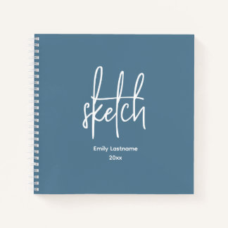 Personalized Artist Sketch Sketchbook Notebook