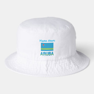 Personalized Aruba Flag Bucket Hat