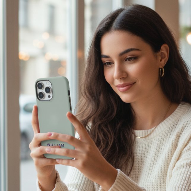 Personalized Ash Colour iPhone Case with Custom (Creator Uploaded)