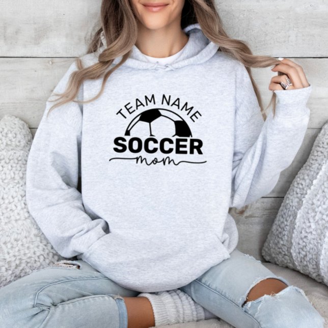 Personalized Ash Gray Soccer Mom Sweatshirt (Creator Uploaded)