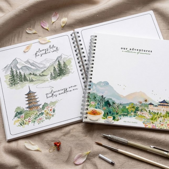 Personalized Asia Travel Journal Notebook (Creator Uploaded)