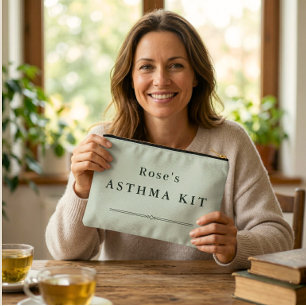 Personalized Asthma Essentials Large Pouch