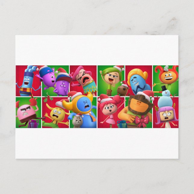 Personalized AstroLOLogy Christmas Postcard  (Front)