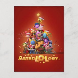 Personalized AstroLOLogy Christmas Postcard