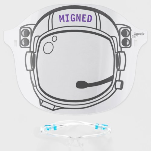 Personalized Astronaut Helmet Funny Face Shield