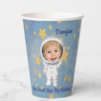 Personalized Astronaut Kids Birthday Cup