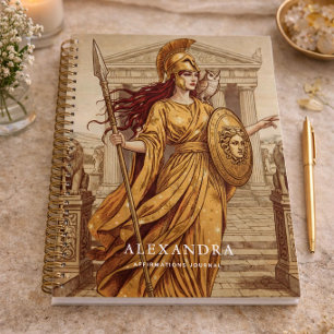 Personalized Athena Affirmation Journal