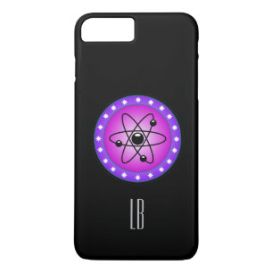 Personalized Atomic Symbol on a Pink background iPhone 8 Plus/7 Plus Case