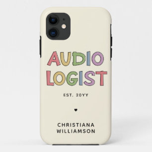 Personalized Audiologist Audiology Graduation Gift iPhone 11 Case