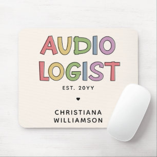 Personalized Audiologist Audiology Graduation Gift Mouse Pad