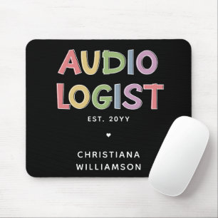 Personalized Audiologist Audiology Graduation Gift Mouse Pad