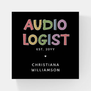 Personalized Audiologist Audiology Graduation Gift Paperweight