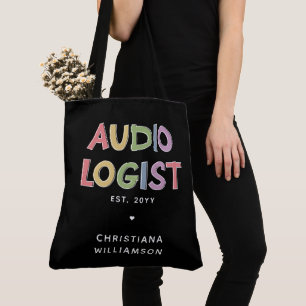 Personalized Audiologist Audiology Graduation Gift Tote Bag