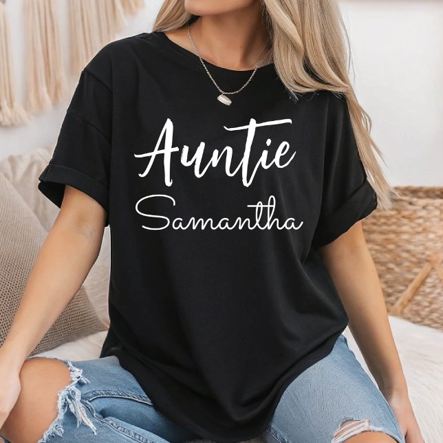 Personalized Auntie Christmas Auntie Claus Xmas T-Shirt (Creator Uploaded)