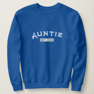 Personalized Auntie Sweatshirt - Est Year Gift