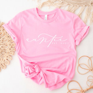 Personalized Auntie T-Shirt