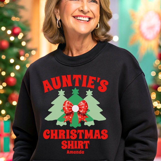 Personalized Auntie's Christmas Sweatshirt (Creator Uploaded)