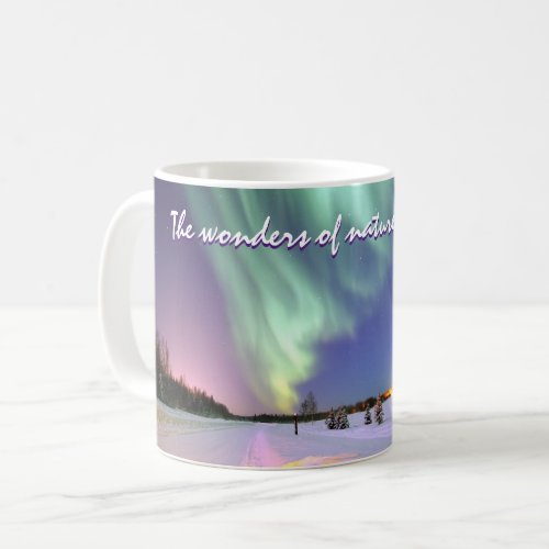 Personalized Aurora Borealis Northern Lights Coffee Mug