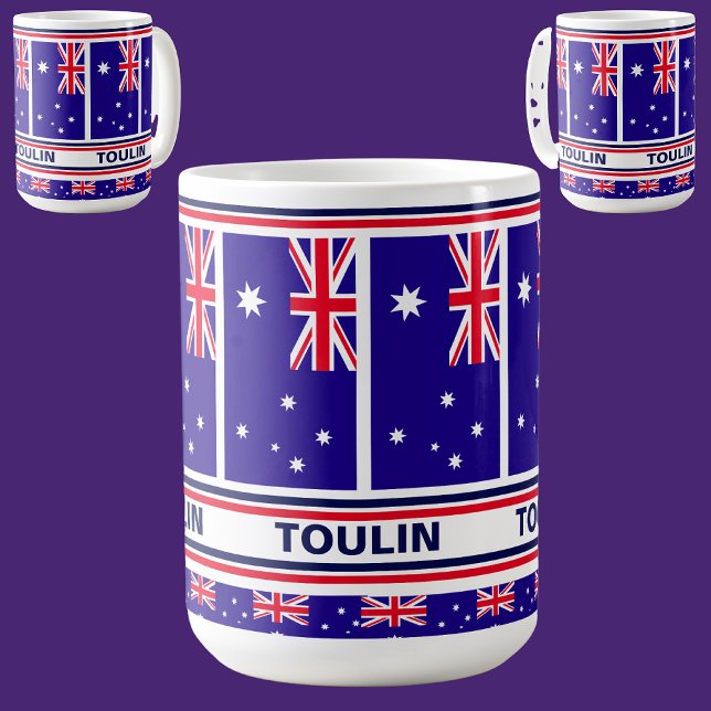 Personalized  Australia Flag  Coffee Mug (Creator Uploaded)