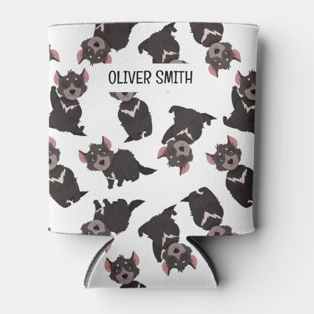 Personalized Australian Tasmanian Devil Can Cooler (Front)