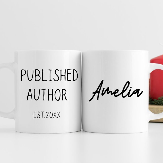 Personalized Author Gift, Writer Gift, Book Lover  Coffee Mug (Creator Uploaded)