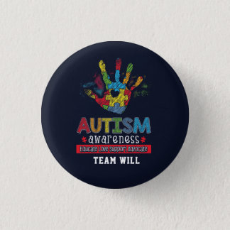 Personalized Autism Awareness Educate Advocate Button