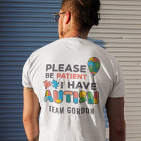 Personalized Autism Awareness Please Be Patient