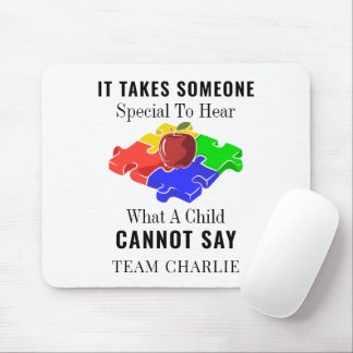 Personalized Autism Awareness Special Ed Teacher Mouse Pad