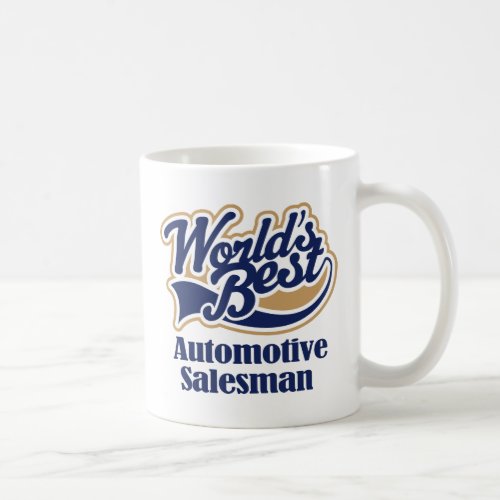 Personalized Automotive Salesman Gift Coffee Mug