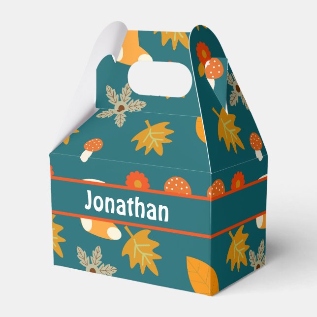 Personalized Autumn Favor Box (Front Side)